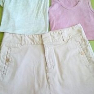 Dockers Skirt/Shorts = Skort  w/t-shirts